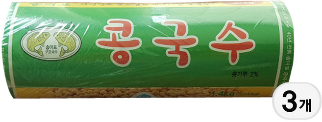 송어표 콩국수 소면/ 구포국수, 1.4kg, 3개