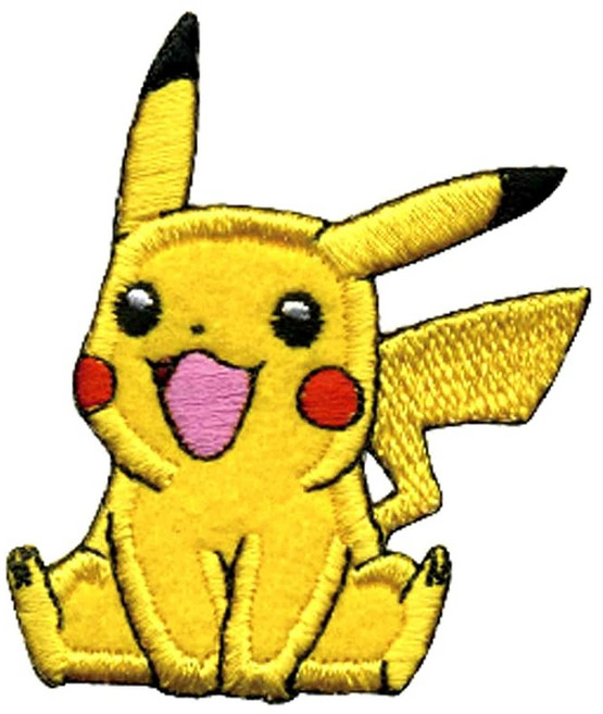 이나가키 패션 포켓몬 스티커 와펜 피카츄 스티커 아이론 겸용 PXS001