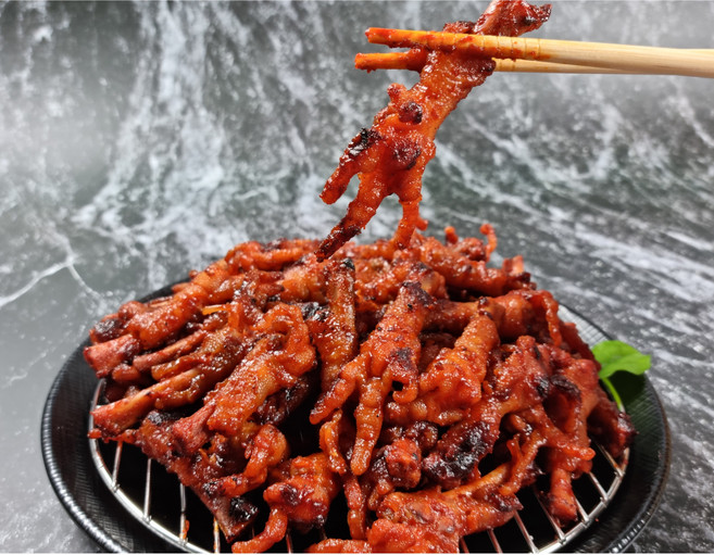 안주세상 화로 튤립 닭발 캠핑안주 밀키트, 1개, 300g