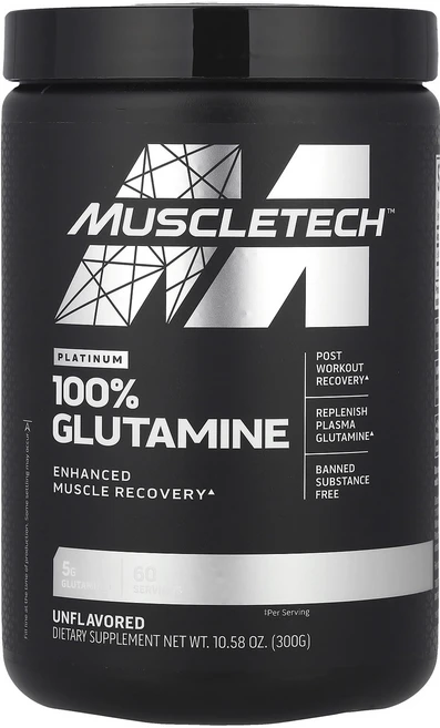 효과가좋습니다 MuscleTech 플래티넘 100% 글루타민 무맛 300g(10.58oz) 고급영양제, MuscleTech플래티넘100글루타민무맛300g105, 300g, 1개 - 쿠팡