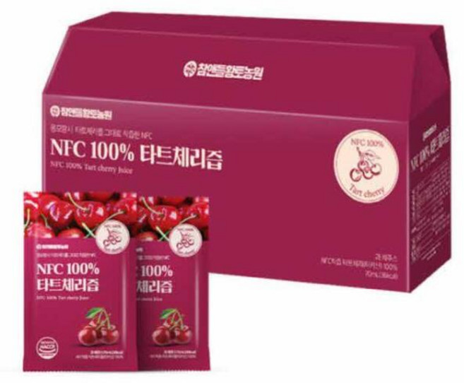 NFC 100% 타트체리즙 70ml x 30포 박스디자인 교차발송