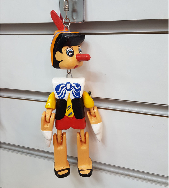 미니 목각 피노키오 인형 피노키오 장식품 키링 키홀더 유치원 어린이집 단체선물