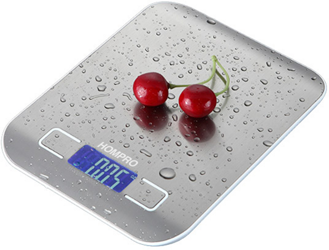 디지털 전자저울 주방 베이킹 계량 조리도구, 혼합색상, 1kg