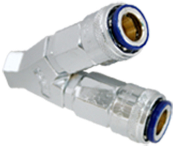 세창 에어카플러 자동 2구 타카 호스 카플링 커플러, 1개