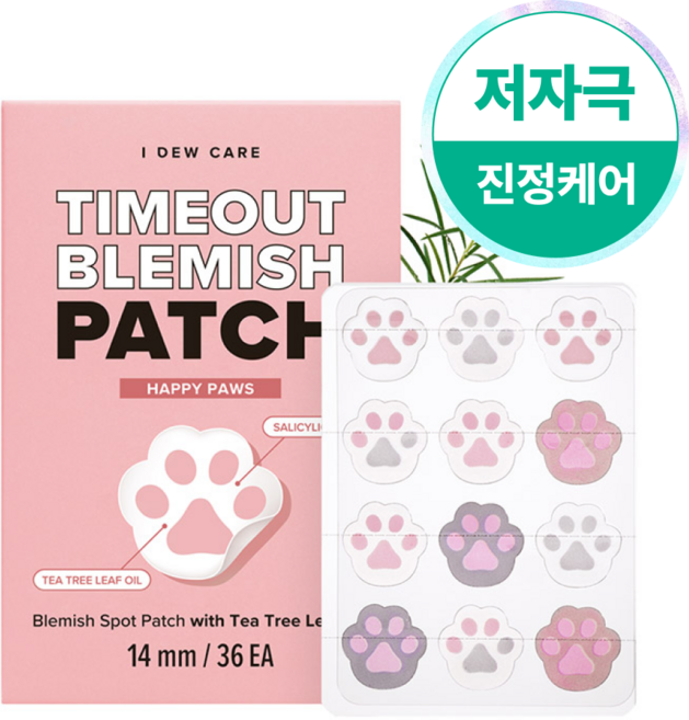 아이듀케어 타임아웃 블레미쉬 패치 해피 포, 1개, 36개입