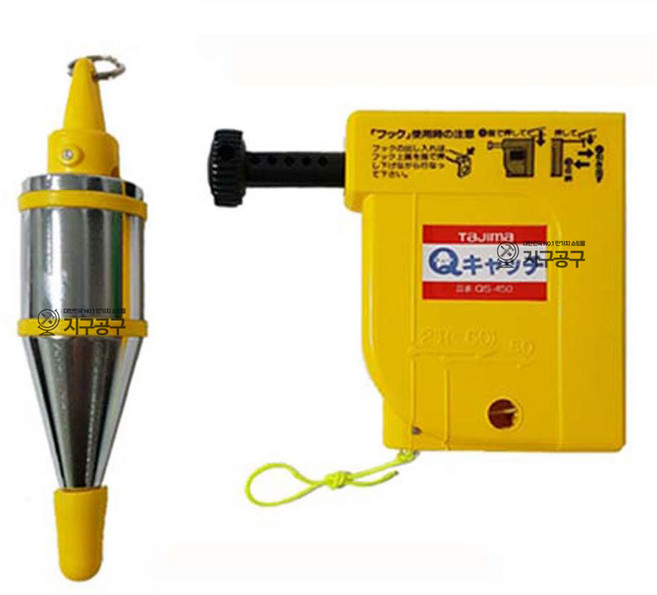 타지마 수직추 QS-CATPB 400g 정추 무게추 사게후리 사게부리 4.5M, 1개, 타지마수직추 QS-CATPB 400g