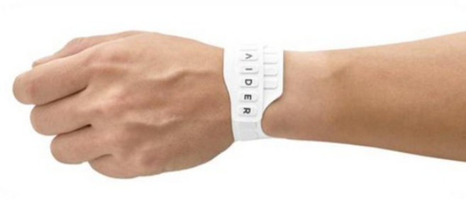 에이더 맥그립 손목보호대 육아 자석 임산부 손목 스트랩 쿡그립, 화이트, 1개