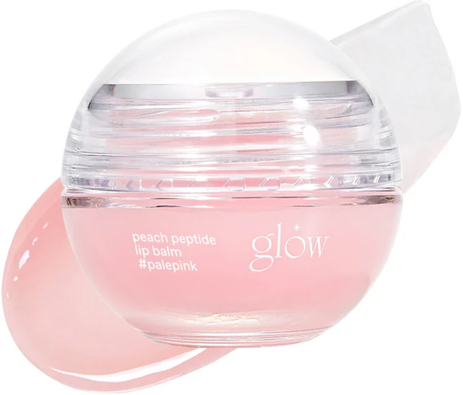 글로우 피치 펩타이드 립밤, #페일핑크, 8g, 1개 - 쿠팡