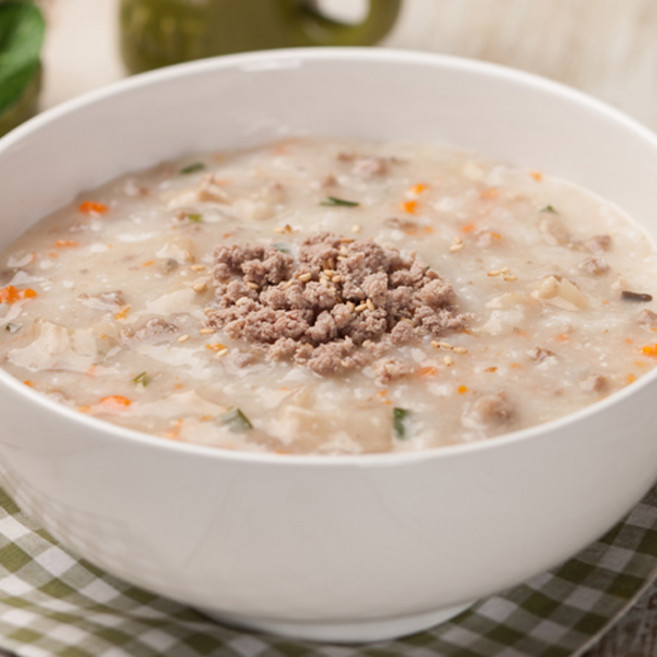 국내산 쇠고기를 우려내 만든 한우 소고기죽, 3개, 500g