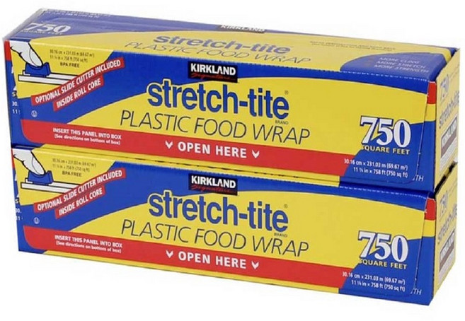 [커클랜드 시그니처] 플라스틱 푸드 랩, 231.03m, 2개