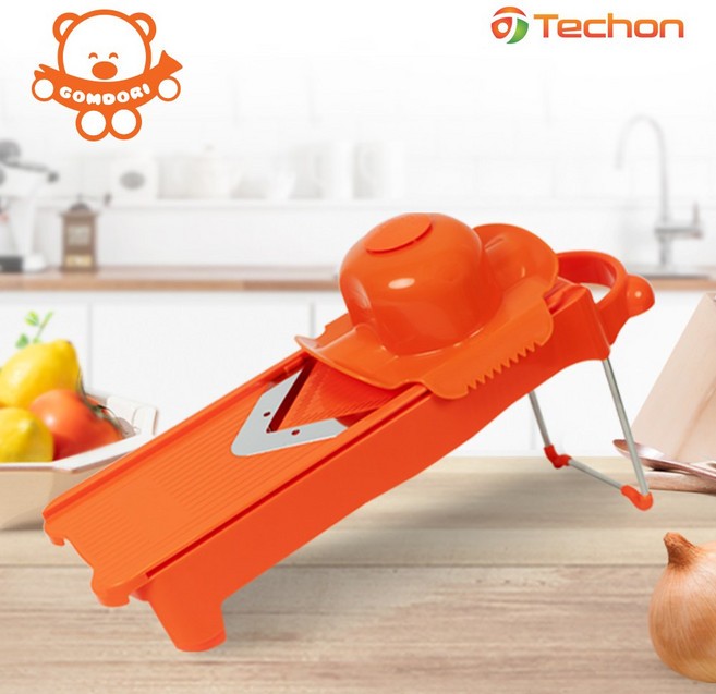 테콘 곰돌이 퍼팩트 채칼 국산 안전 호박 당근 양배추 무 토마토 오이 만능 슬라이서 만능채칼 김장 김밥 업소용, 곰돌이 퍼펙트채칼, 1개