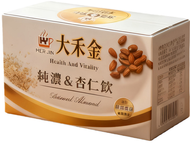 大禾金 HER JIN 醇濃杏仁飲 添加膠原蛋白 燕麥風味 15包入, 15個, 30g