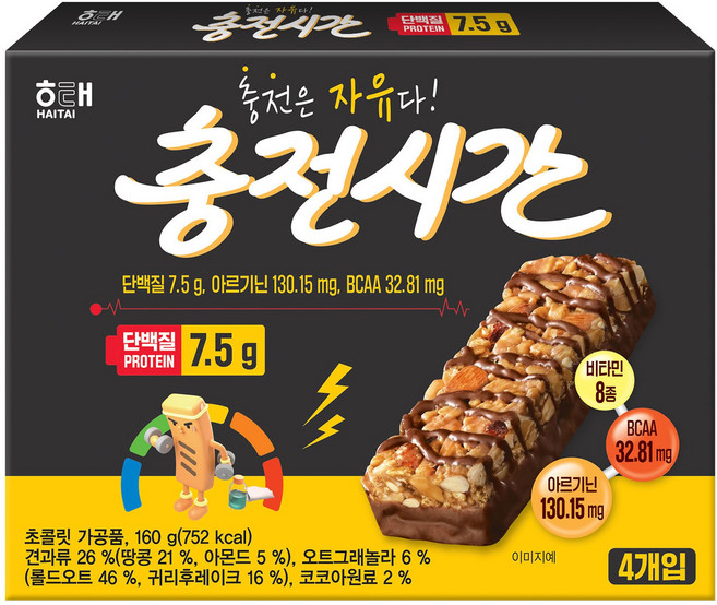 충전시간 4p, 160g, 1개