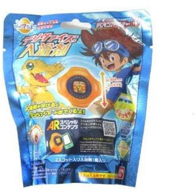 일본직배송 빗쿠라 다마고 디지몬 어드벤처 디지바이스 입욕제 5개 1세트 목욕볼 마스코트 포함, 일본직배송 빗쿠라 다마고 디지몬 어드벤처 디지바이스 입