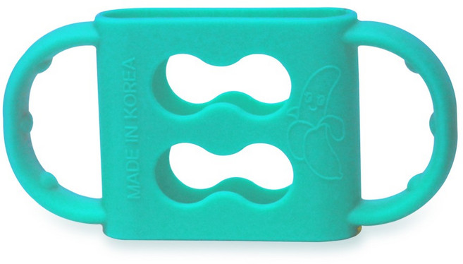 하이비 실리콘 자동차 젖병손잡이, 그린, 1개