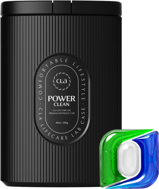 클라 파워클린 3in1 실내건조 캡슐 세제 프레시오션 블랙 케이스 본품, 1개, 50개입