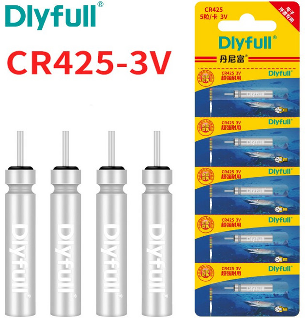 DLYFULL 전자찌 배터리, 100개