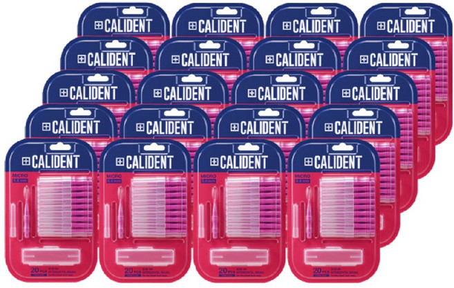 2080 칼리덴트 치간칫솔 마이크로, 0.4mm, 20개입, 20개