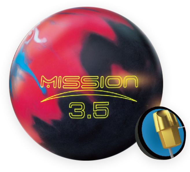 [공인구] 에보나이트 미션 3.5 하이퍼포먼스 볼링공 1등급 소프트볼, 15파운드, 1개