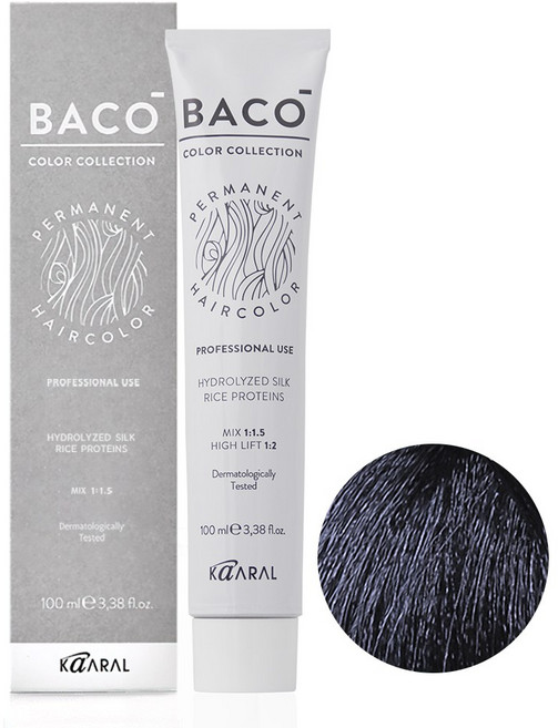 카랄 바코염색약 컬러 컬렉션 고밀도 색소함량이높은 헤어염색약 조정색, 블루_B1, 1개