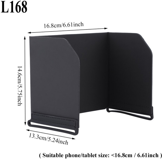 4가지 유형 리모컨 모니터 폰 썬 후드 커버 Spark/Phantom3/Phantom 4/Osmo 용 태블릿 차양 액세서리, 04 as pic, 1개