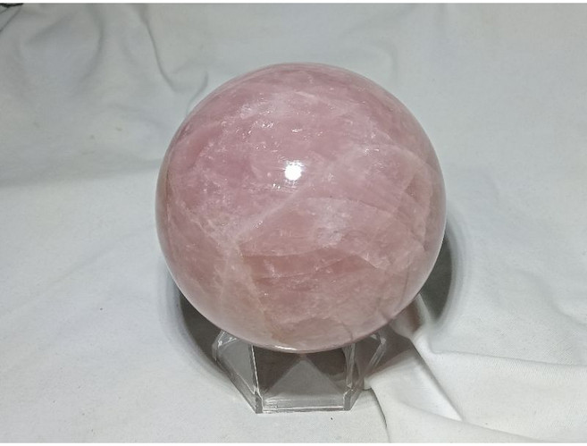 《晶棋》馬達加斯加粉晶水晶球 0503