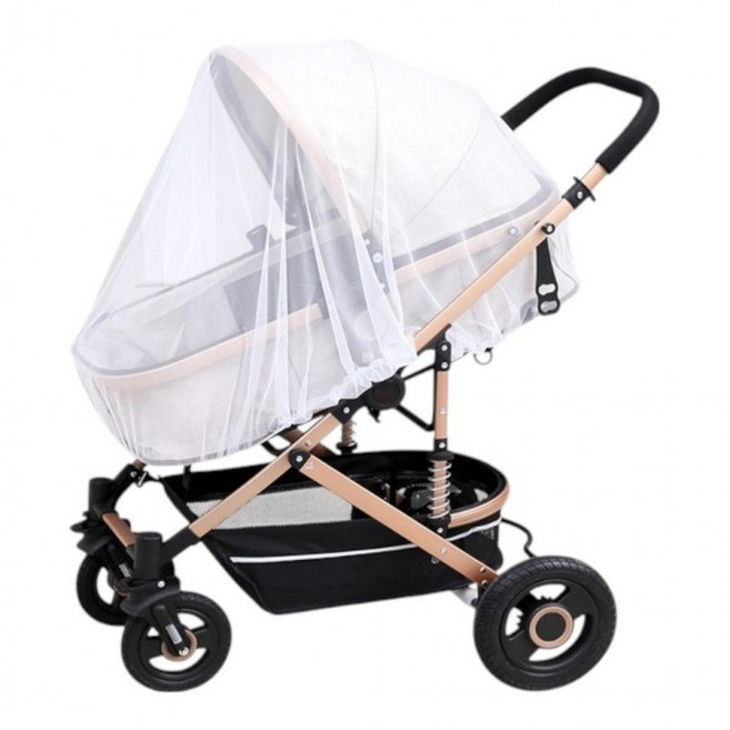 [전 기종 가능] 한 여름 우리 아이 지켜주는 유모차모기장 모기장커버, 59개, 화이트