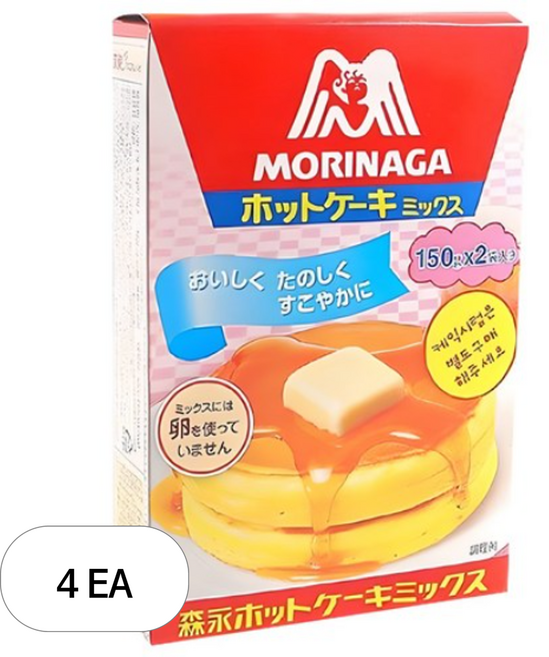 모리나가 핫케익믹스, 300g, 4개