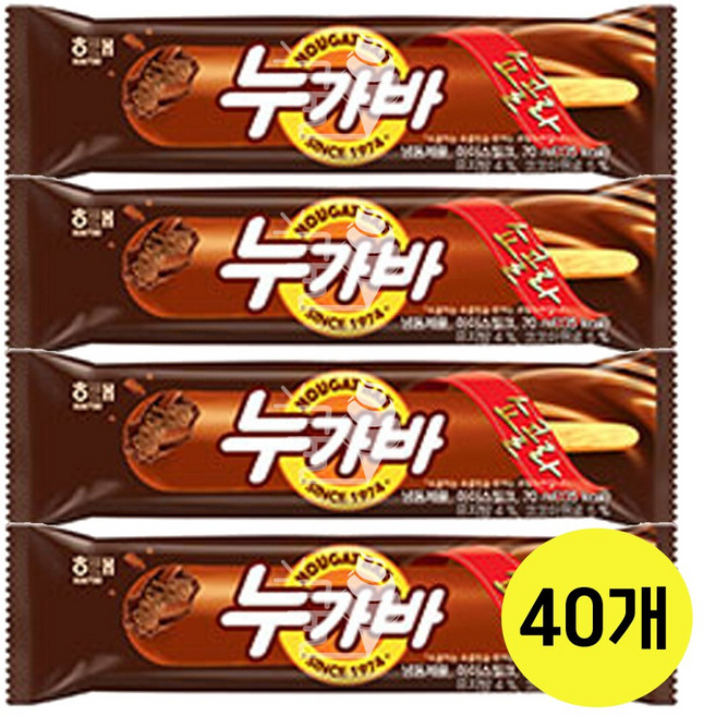 막대 바 아이스크림 (1종류 40개입) 대용량 옛날 업소용 아이스크림 골라담기 메로나 별난바 캔디바 쿠앤크 비비빅 아맛나 바밤바 호두마루 돼지바, 75ml, 40개