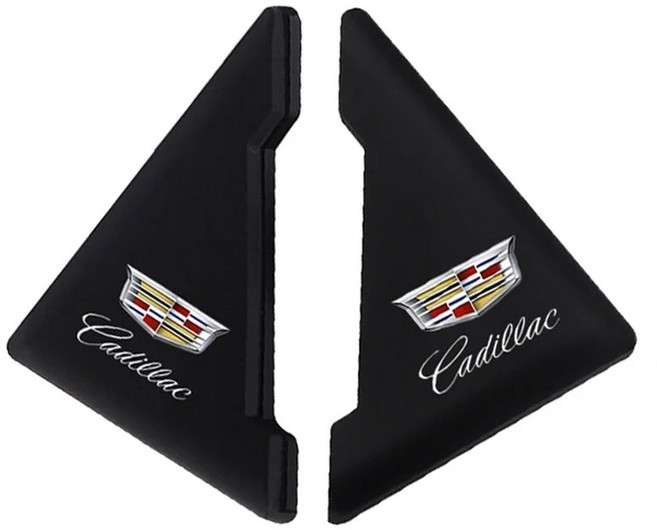 캐딜락 CTS ATS SRX XTS XT5 에스컬레이드 STS CT5 CT6 BLS Deville 액세서리에 대 한 2pcs 자동차 도어 범퍼 스트립 Anti-Collision, Black