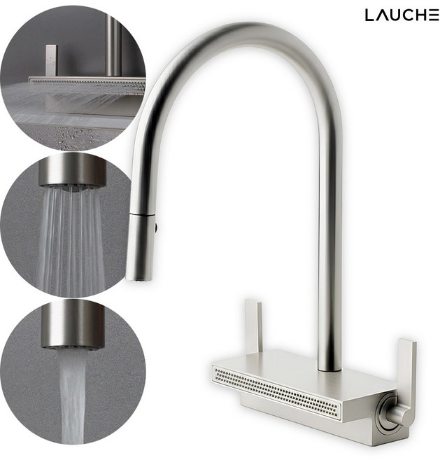 라우체 피오 TM0030N 폭포 싱크대 주방 수전, 1세트