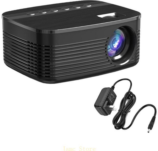 LX0B T11 프로젝터 1920x1080p USB LED 동성 스크린 소규모 홈 극장 멀티미디어 플레이어, 2. US Plug, 1개
