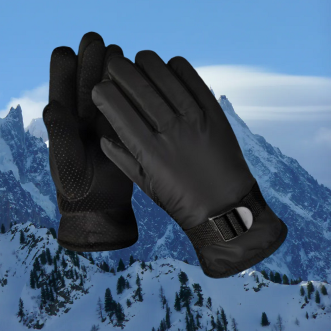 하코네즈 이중보온 논슬립 방한 장갑