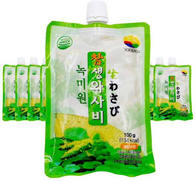 스타에프앤씨 녹미원 생와사비(참) 100g 15개 세트
