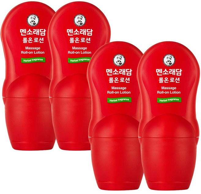 멘소래담 롤 온 로션 50ml, 1개입, 4개