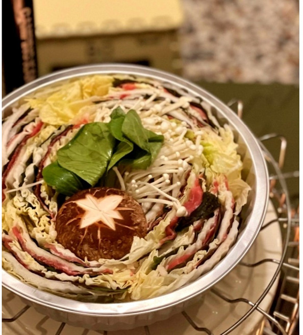 고기가좋다 밀푀유나베 밀키트 3~4인분 캠핑푸드 간편조리식품, 1개, 1kg, 밀푀유나베 3~4인분