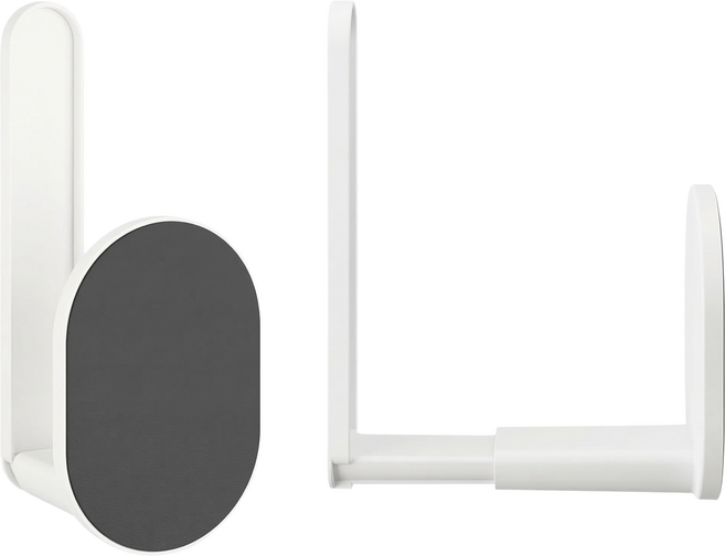 옐로우베이스 강력 자석 냉장고 키친타올 티슈 다용도 걸이 무타공, 2개, 화이트