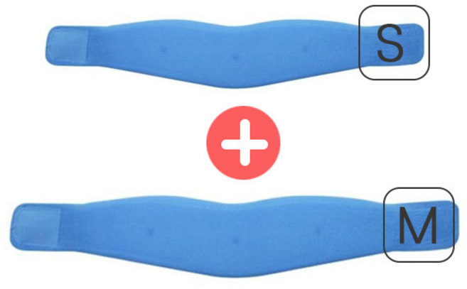 수성 소프트칼라 목보호대 목깁스 [ S+M ] 세트, 1개