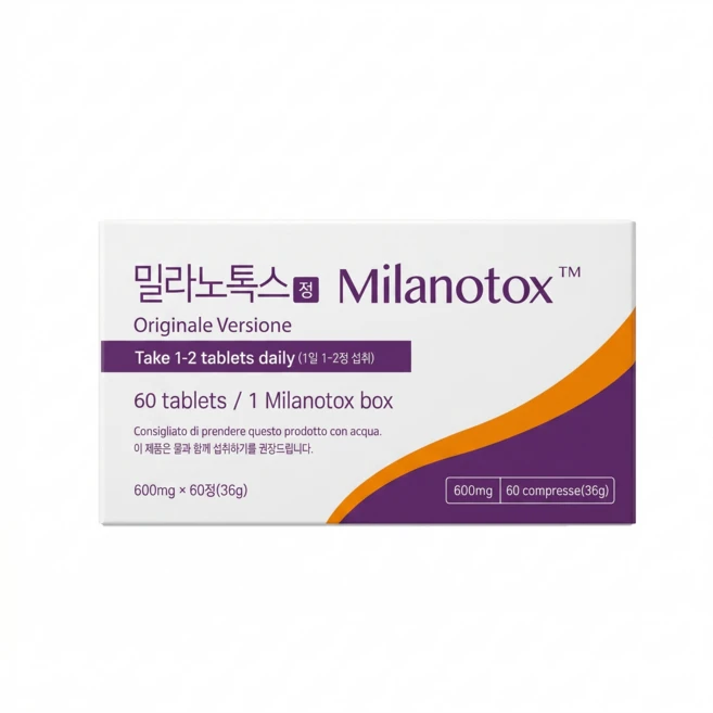 밀라노톡스 차전자피추출 MILANOTOX, 1개, 60정 - 쿠팡