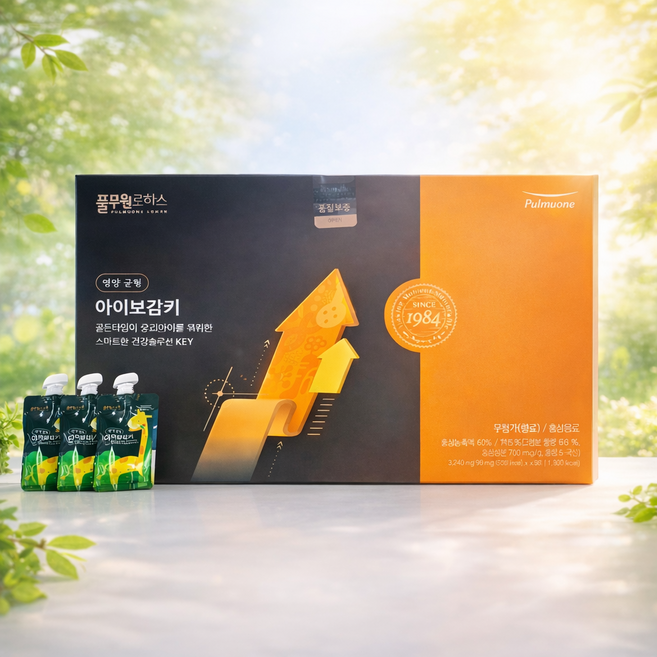 풀무원 로하스 아이보감키(3개월분)+1개월분추가+촉촉한 핸드크림 70ml증정, 4개, 2.4L