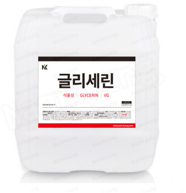 글리세린 국산 20kg VG 식물성 수용성오일 손소독제 화장품원료 대용량, 1개