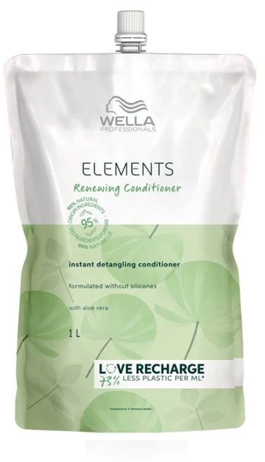 웰라 엘리먼츠 리뉴잉 헤어 케어, 컨디셔너 1L 튜브형, 1개 - 쿠팡