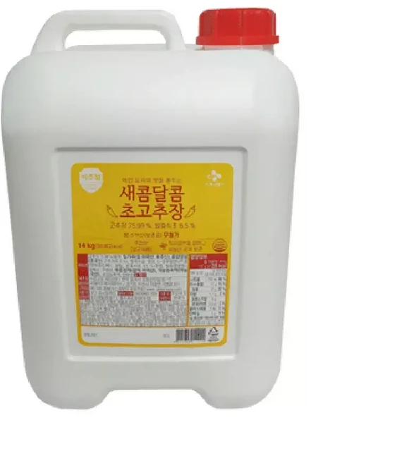 이츠웰 초고추장 대용량초장 소스 새콤 식당용 업소용, 14kg, 1개