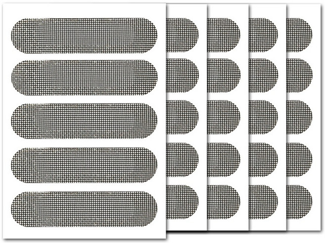 그린텍 고급형 초미세 물구멍방충망, 25개