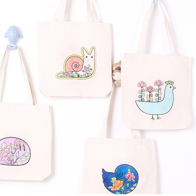 ABC문구 민화샵 민화그리기 에코백/무지(대), 무지(대)