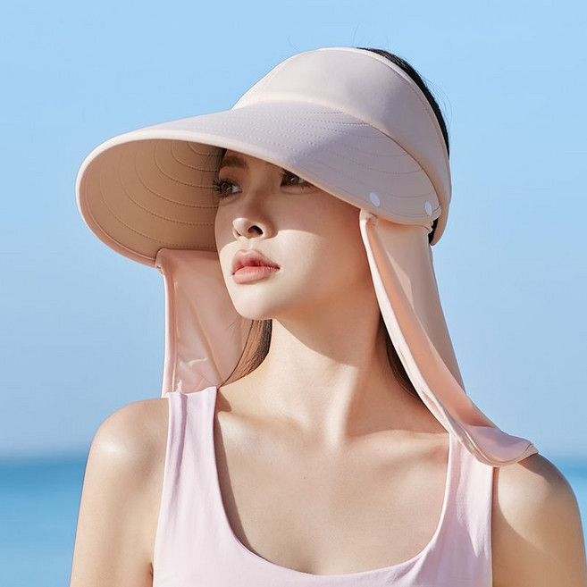 데일리 여성 자외선 차단 모자 패션 아이스 쿨링 아웃도어 선캡 여름 여자 챙모자 JXH