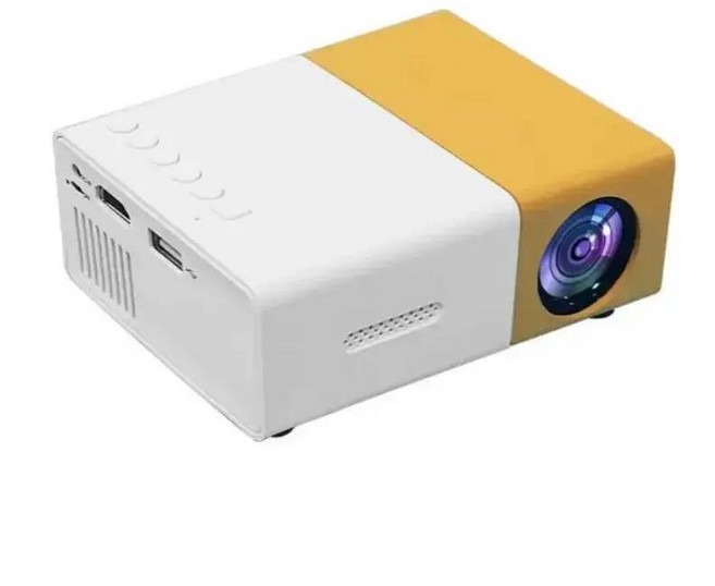 YG300 스마트 프로젝터 와이파이 자동 초점 블루투스 안드로이드 LED HD 1000 루멘 홈 시네마 야외 휴대, 01 Bright Yellow_01 EU 플러그