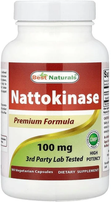 베스트 내추럴스 Best Naturals 나토키나아제 100mg 베지 캡슐 90정124854원산지:기타, 1개, 베스트 내추럴스 Best Naturals, 나토키나아제 - 쿠팡