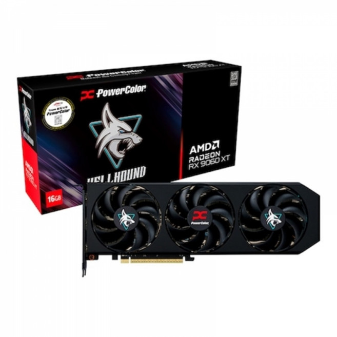 PowerColor PowerColor 라데온 RX 9060 XT Hellhound OC D6 16GB 대원씨티에스