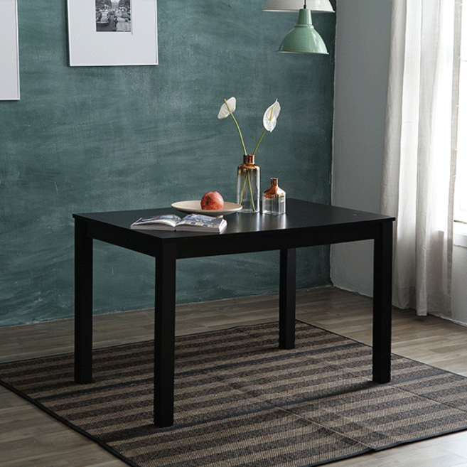 [리비니아] 케빈 원목 4인식탁 테이블, 웬지